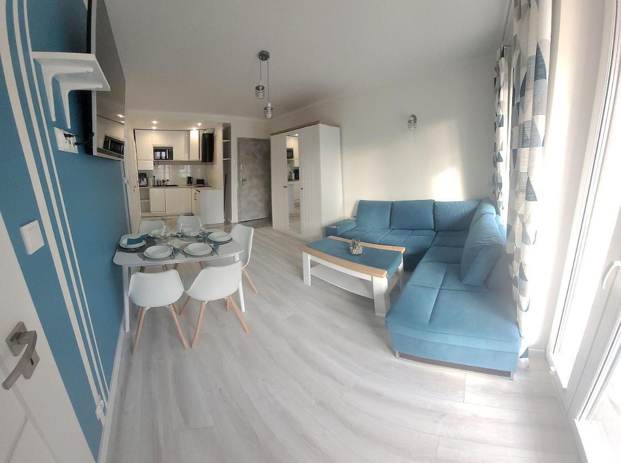 Pobierowo Baltic Apartament Turkusowy Exterior foto