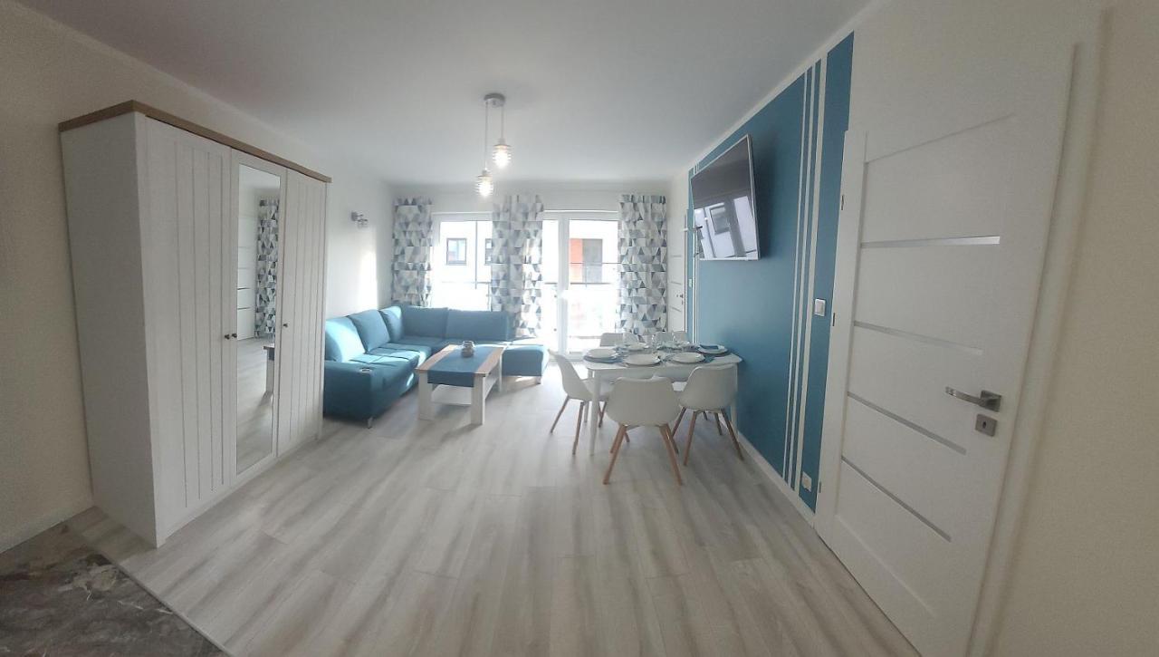 Pobierowo Baltic Apartament Turkusowy Exterior foto